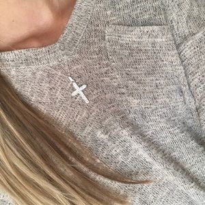 blinged our cross necklace